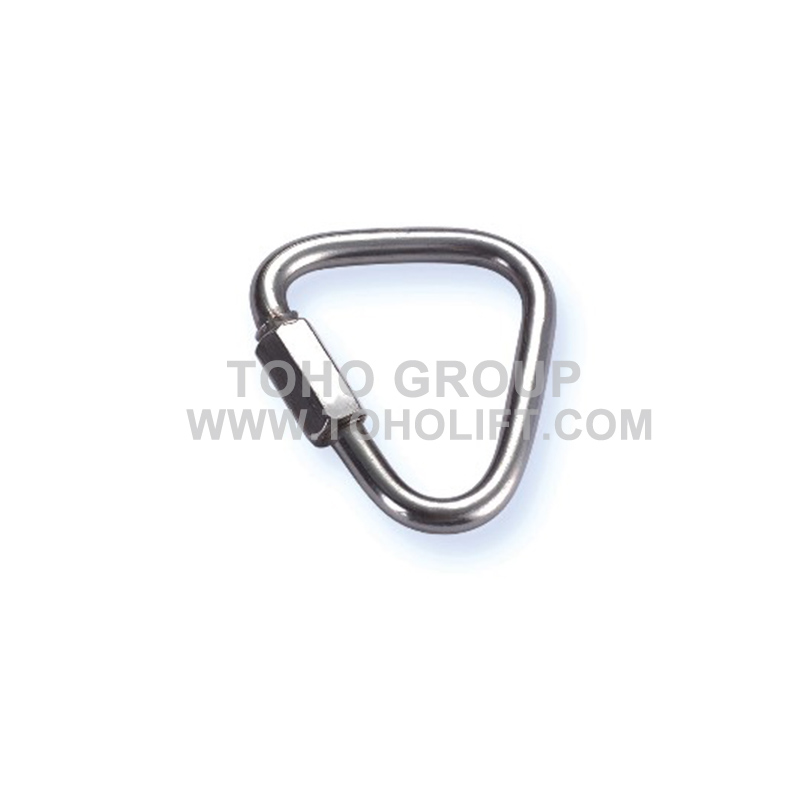 Delta Shaped Quick Link, Stainless Steel