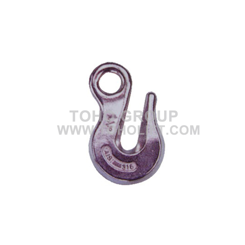 Eye Grab Hook, Stainless Steel MATERIAL: AISI304  AISI316