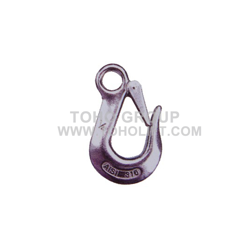 Eye Slip Hook, Stainless Steel MATERIAL: AISI304  AISI316