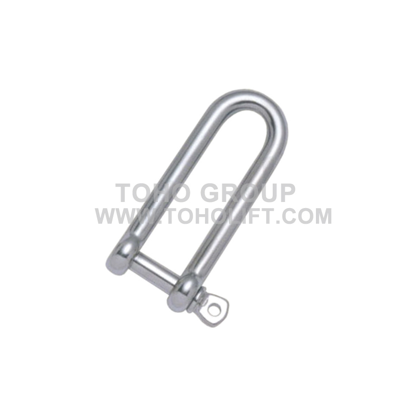 Long Dee Shackle, Stainless Steel Steel, AISI304 or 316