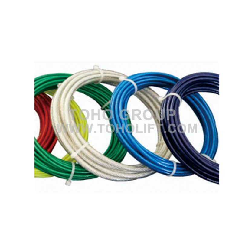 PVC/PP/PE COATED STEEL WIRE ROPE