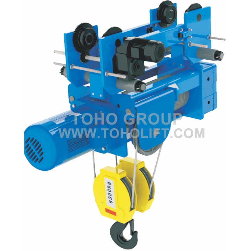 SH MODEL HOIST WITH ELECTRIC TROLLEY (2/1 ROPE REEVING)