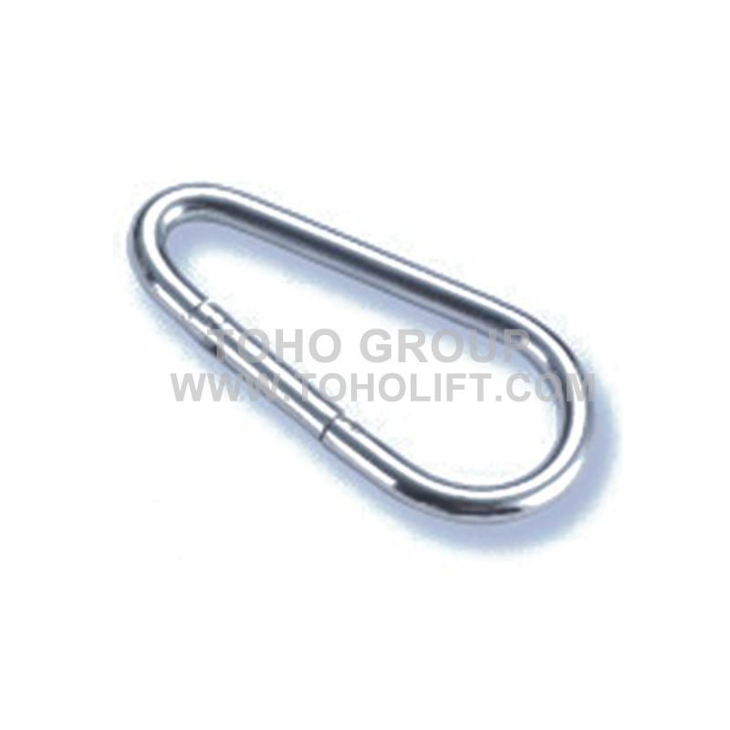 Straight Snap Hook, DIN5299 Form B, Zinc Plated