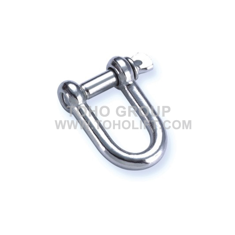 U.S Type Dee Shackle, Stainless Steel, AISI304 or 316
