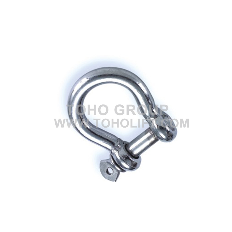 U.S type Bow Shackle, Stainless Steel, AISI304 or 316