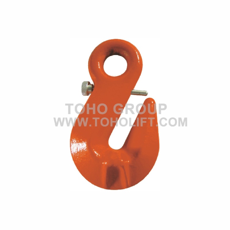 G80 Eye Shortening Grab Hook with Safety Pin (TH-317)
