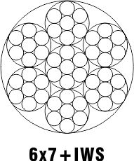 STEEL WIRE ROPE FOR AEROSPACE CONTROLS