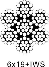 STEEL WIRE ROPE FOR AEROSPACE CONTROLS