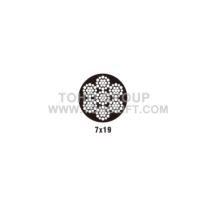 PVC/PP/PE COATED STEEL WIRE ROPE