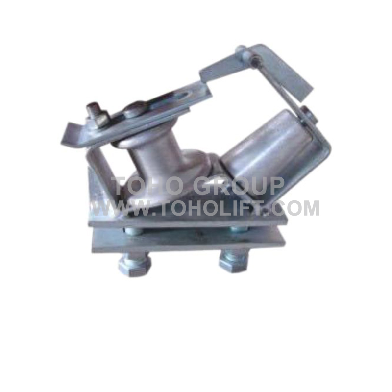 ANGLED CROSSARM-MOUNTED STRINGING BLOCK