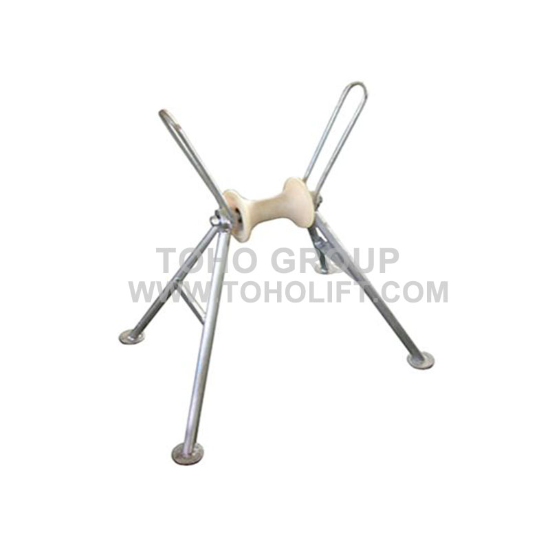 CABLE GROUND ROLLER (STEEL PIPE HIGH SUPPORT)